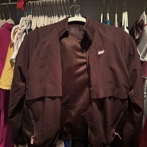 FIGS Sydney Scrub Jacket Espresso Brown